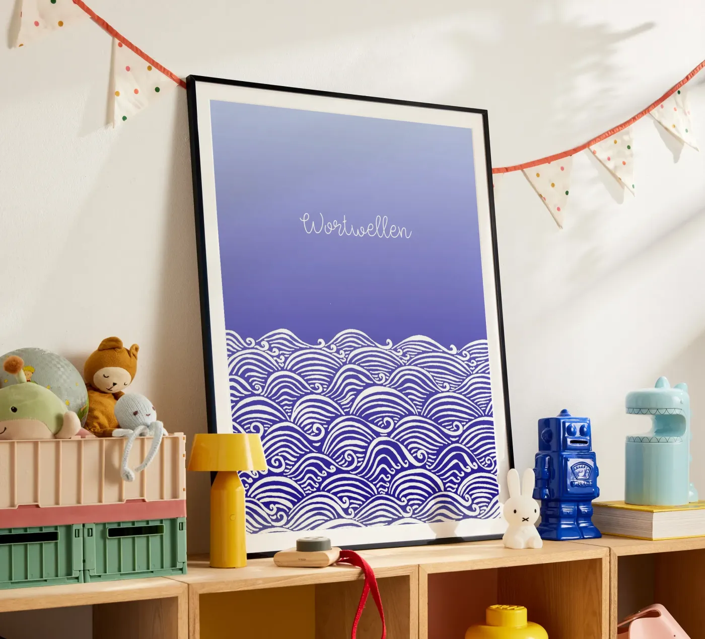 Word waves - Notebook poster by PaperLine Art