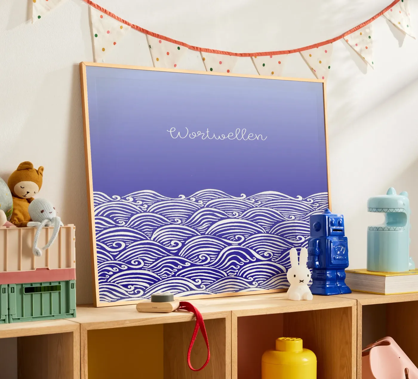 Word waves - Notebook poster by PaperLine Art