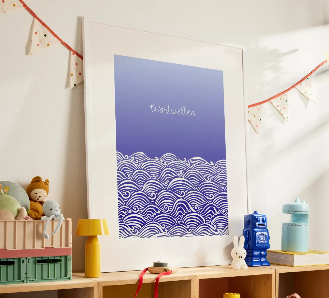 Word waves - Notebook poster by PaperLine Art