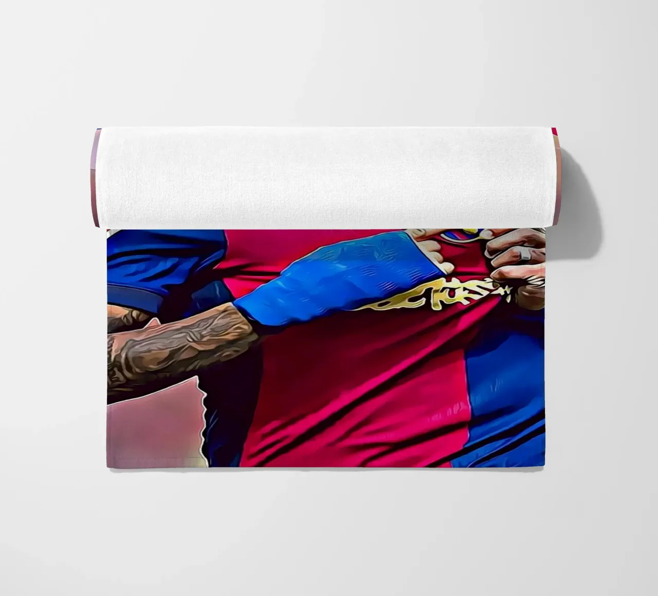 Poster digitale Raphinha Barcelona Portrait Pointing telo mare da ArdanART