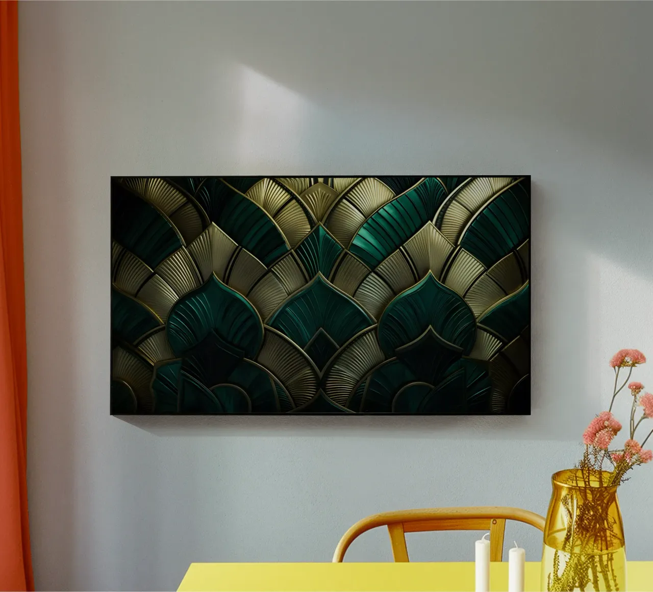 Art Deco 01 acrylic glass by M-Ulrich-Digital Art