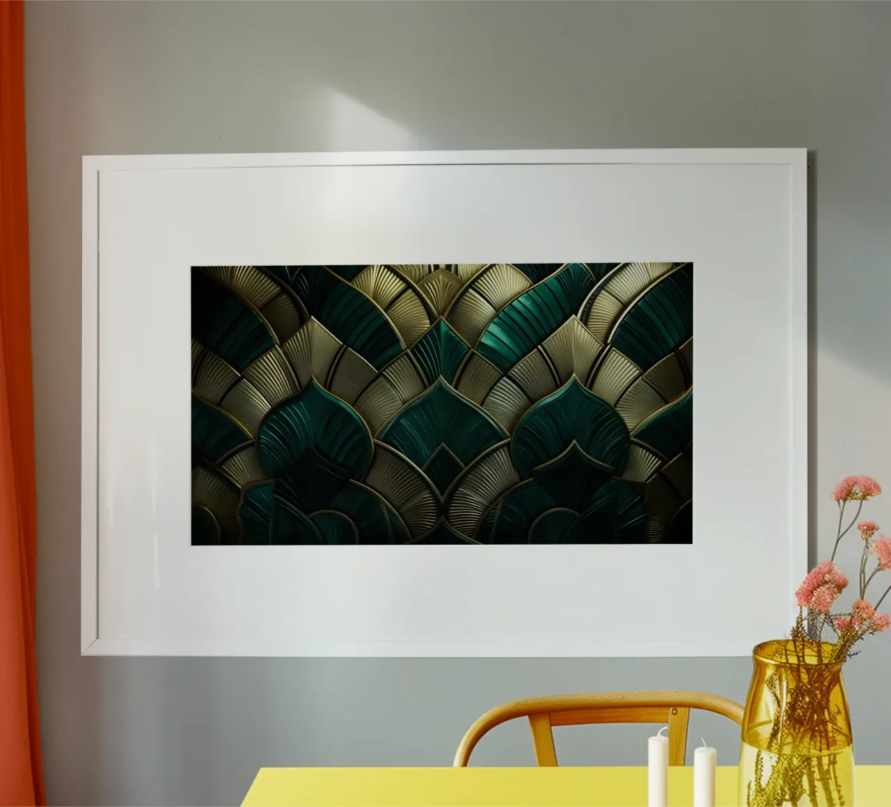 Art Deco 01 poster da M-Ulrich-Digital Art
