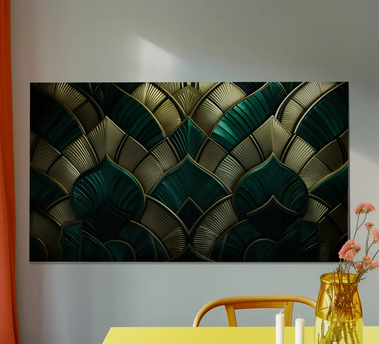 Art Deco 01 poster da M-Ulrich-Digital Art