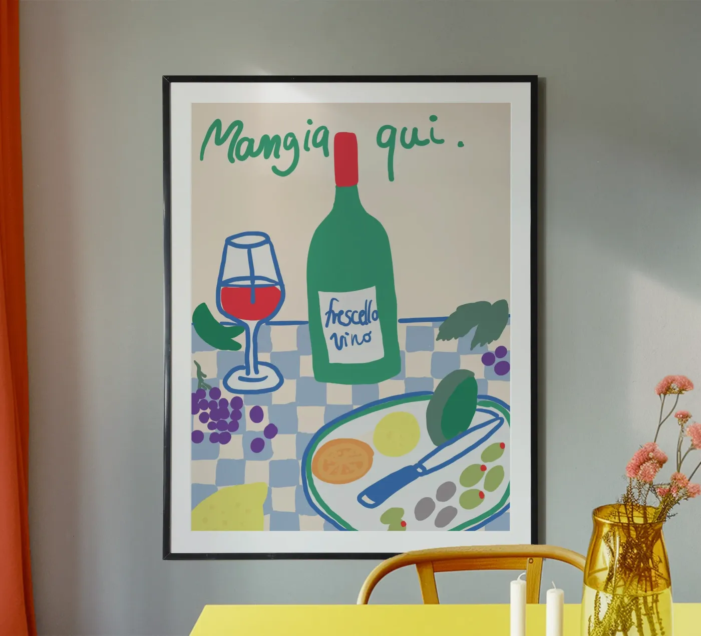 Mangiare poster da Happy Star Club