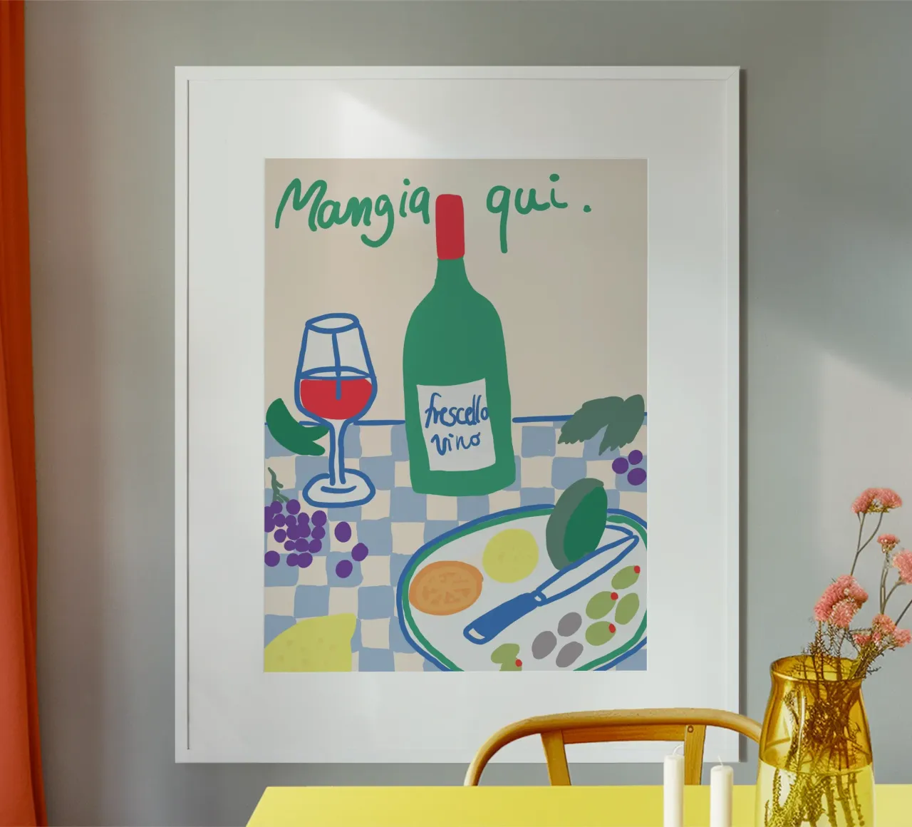 Mangiare poster da Happy Star Club