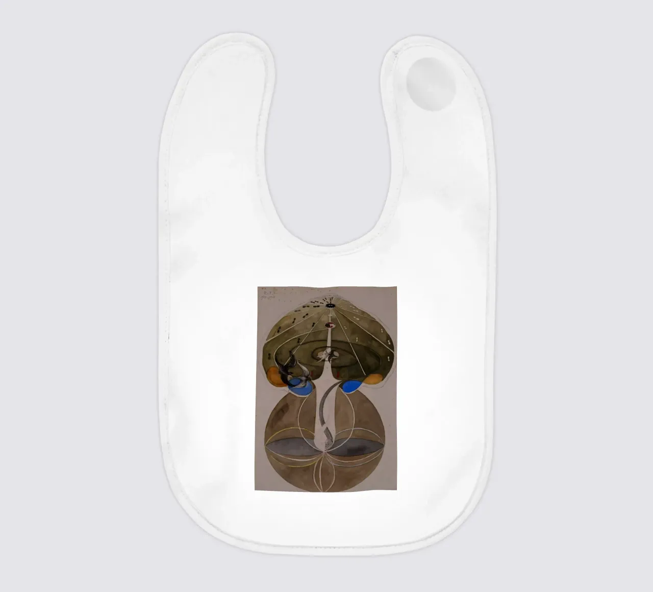 Hilma af Klint - L'albero della conoscenza n. 2 B bavaglino da William Store