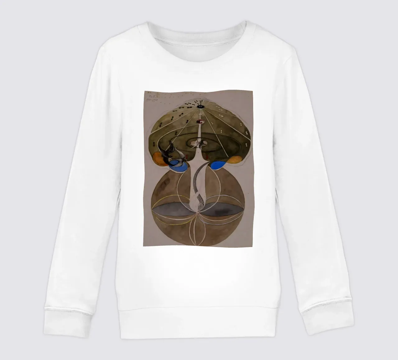 Hilma af Klint - L'albero della conoscenza n. 2 B felpa bambino da William Store