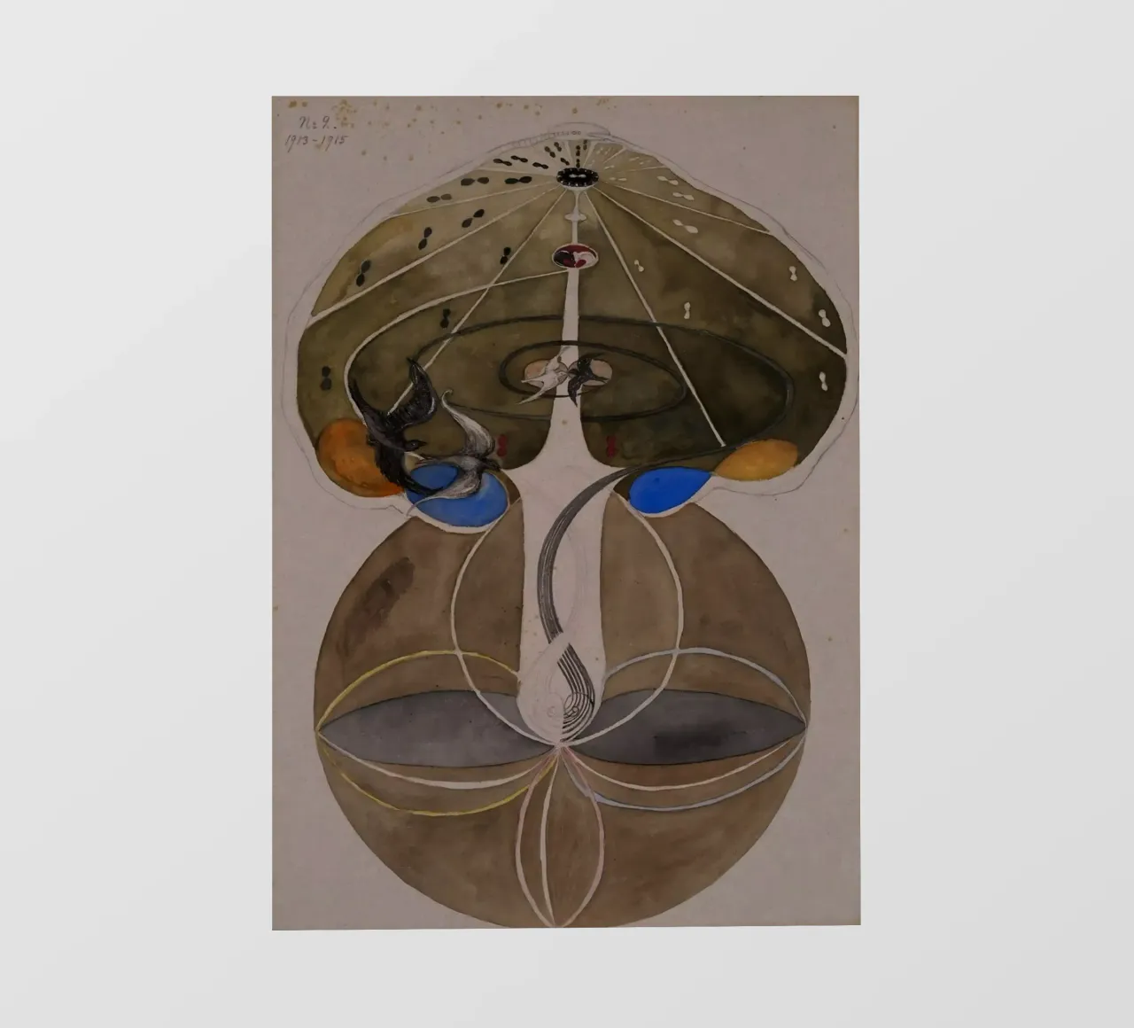 Hilma af Klint - L'albero della conoscenza n. 2 B pellicola backlit da William Store