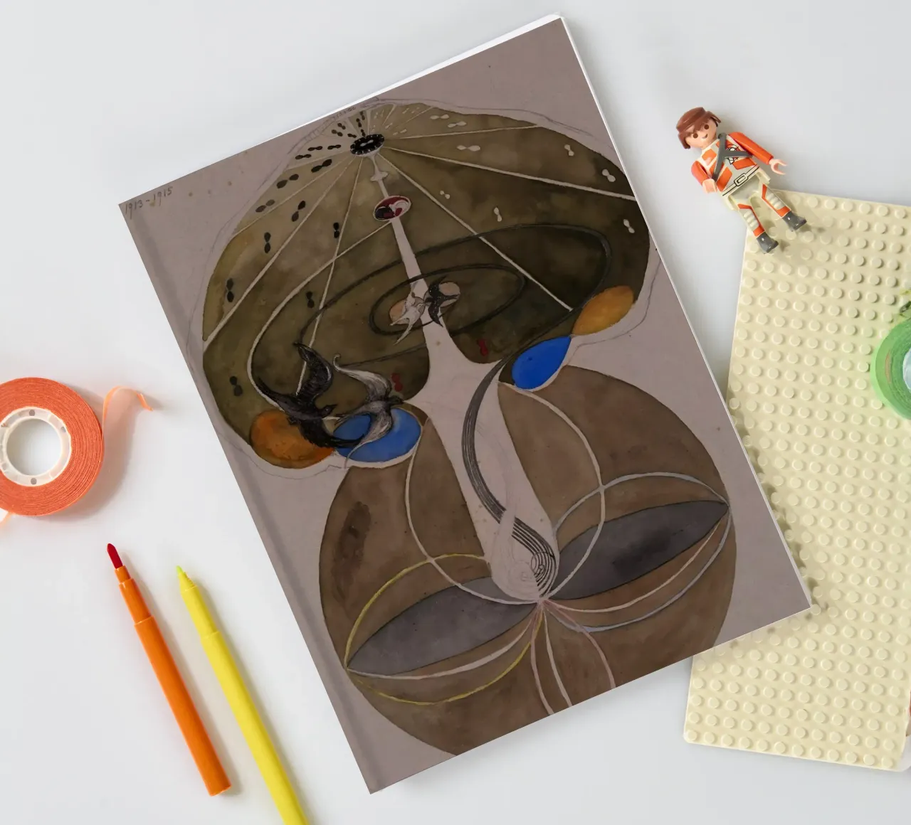 Hilma af Klint - The Tree Of Knowledge No . 2 B notebook by William Store