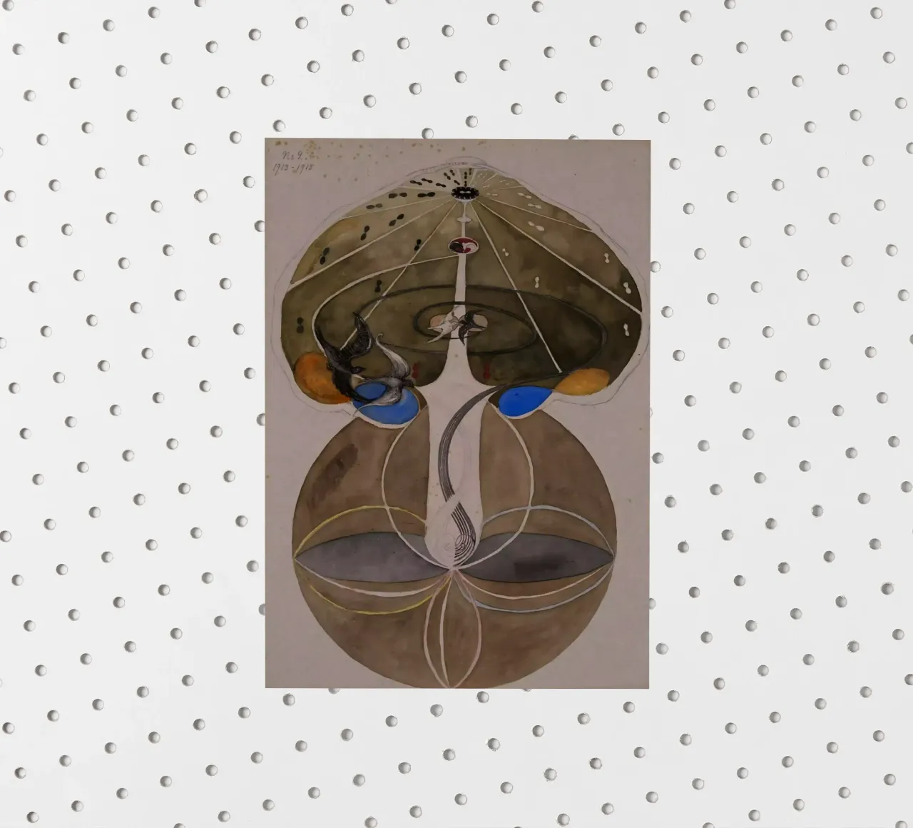 Hilma af Klint - The Tree Of Knowledge No . 2 B sticker by William Store