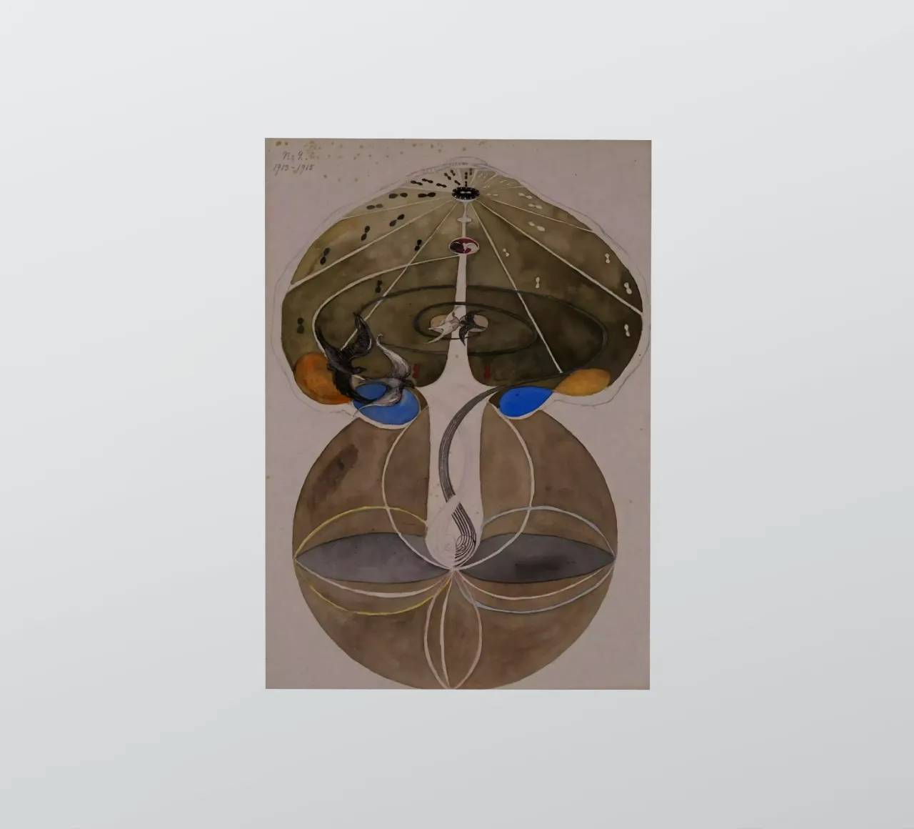 Hilma af Klint - The Tree Of Knowledge No . 2 B sticker by William Store