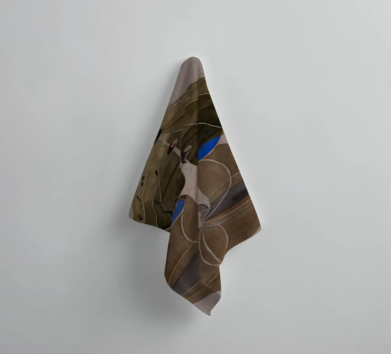 Hilma af Klint - The Tree Of Knowledge No . 2 B towel by William Store