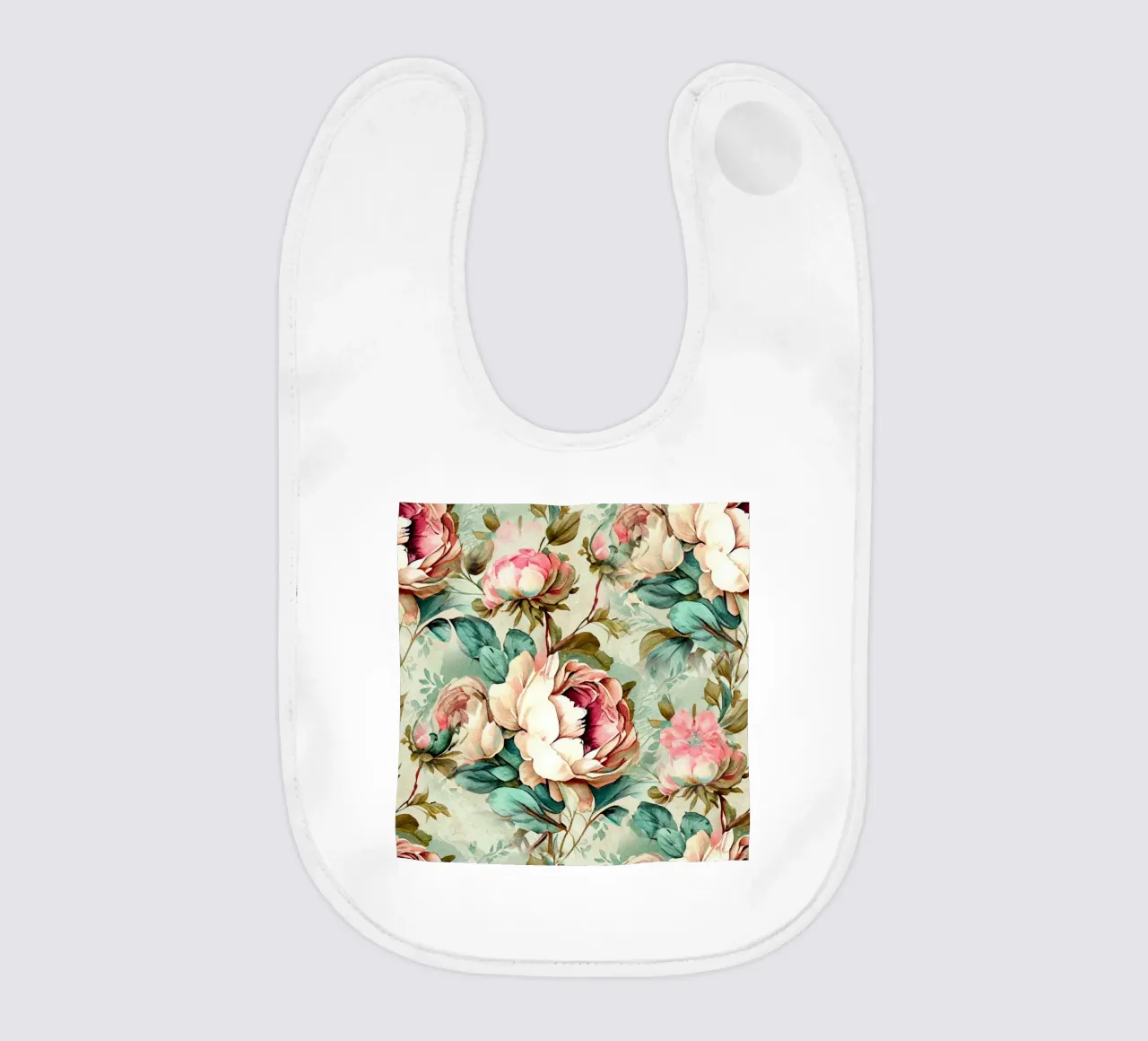 Peonies pattern bavaglino da Justyna Jaszke JBJart