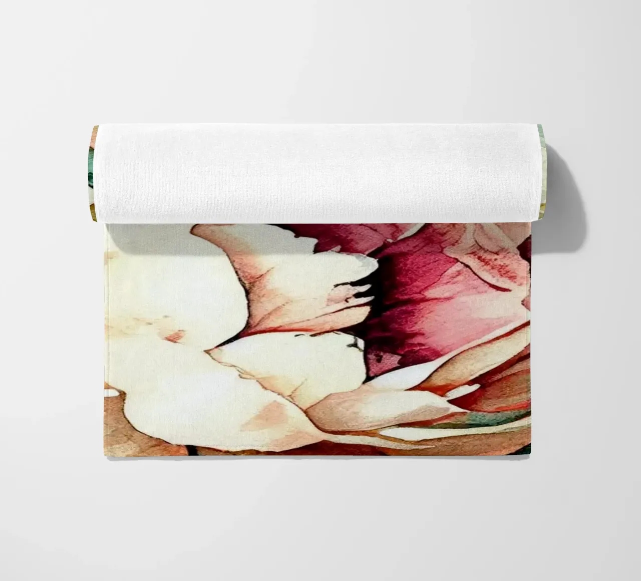 Peonies pattern telo mare da Justyna Jaszke JBJart