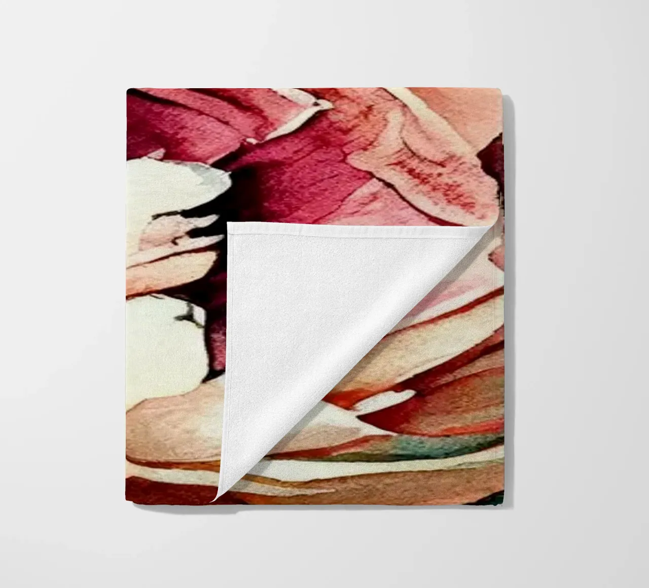 Peonies pattern telo mare da Justyna Jaszke JBJart