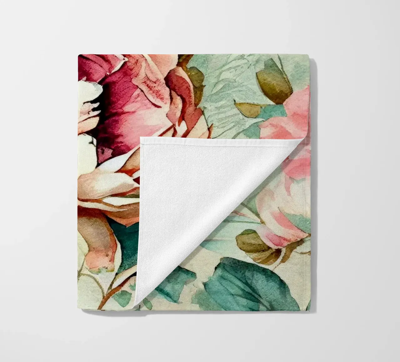 Peonies pattern telo mare da Justyna Jaszke JBJart