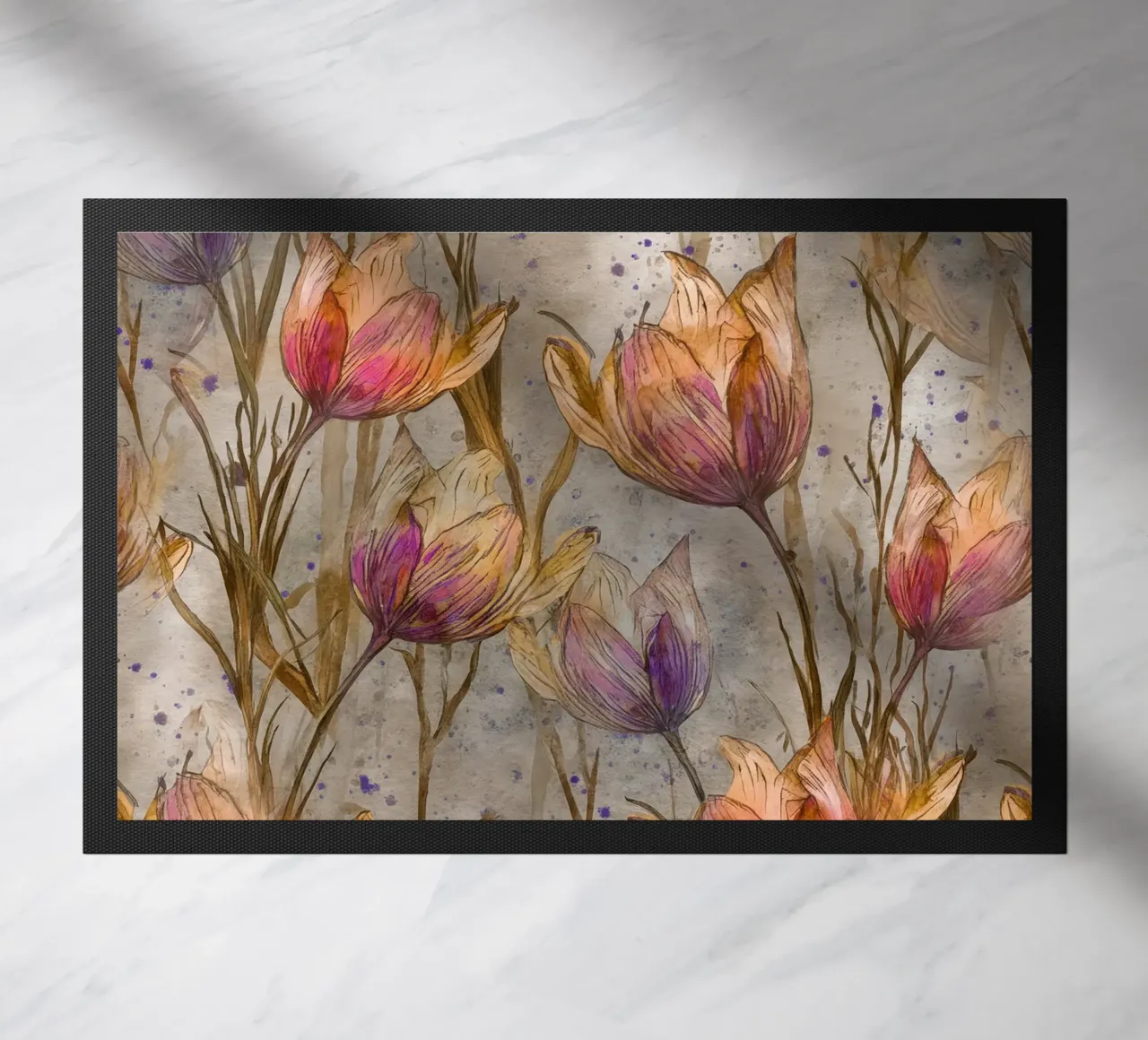Fiori di tulipano zerbino da Justyna Jaszke JBJart