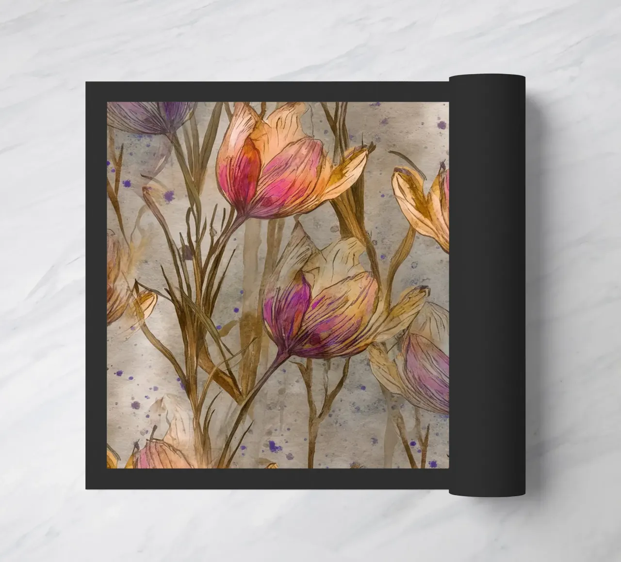 Fiori di tulipano zerbino da Justyna Jaszke JBJart