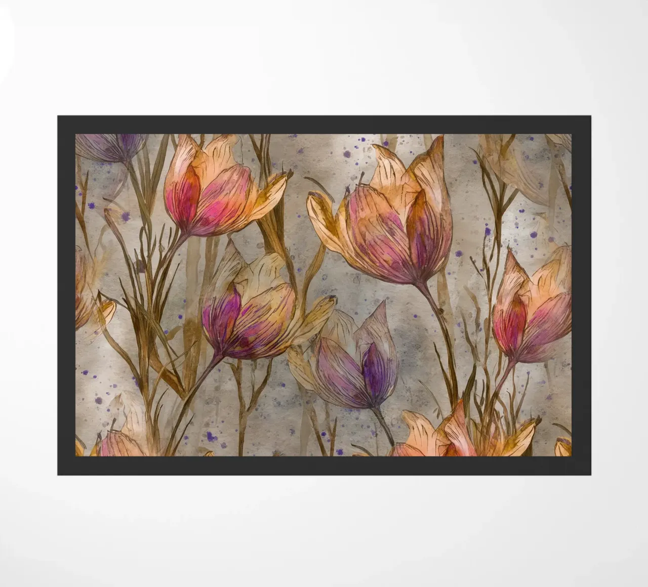 Fiori di tulipano zerbino da Justyna Jaszke JBJart