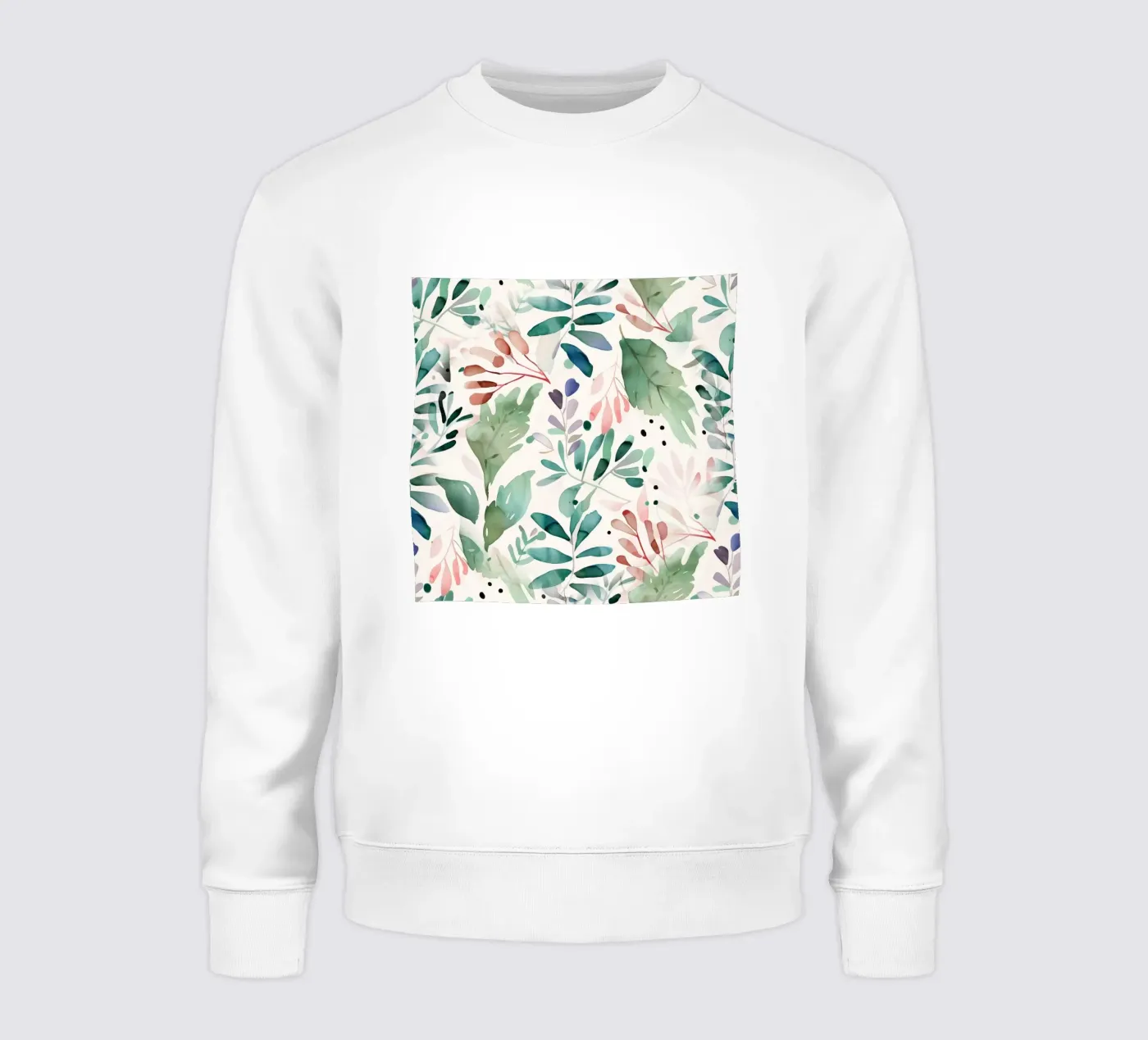 Meadow pattern Sweatshirt von Justyna Jaszke JBJart