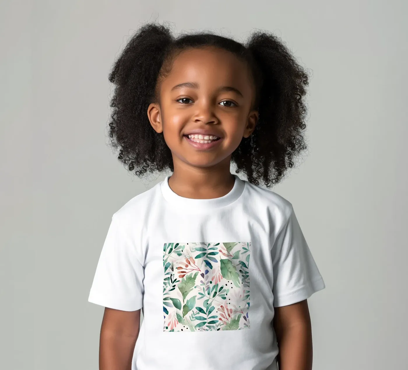 Meadow pattern t-shirt bambini da Justyna Jaszke JBJart