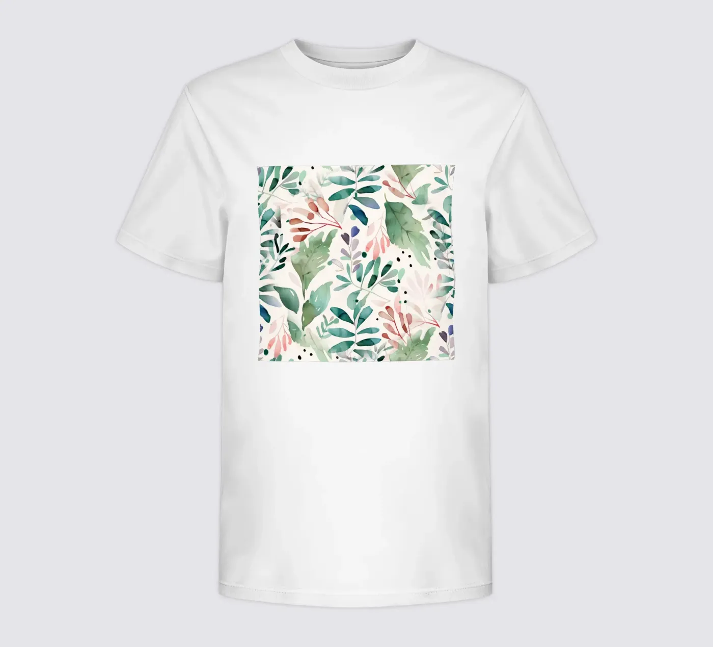 Meadow pattern kids t-shirt by Justyna Jaszke JBJart