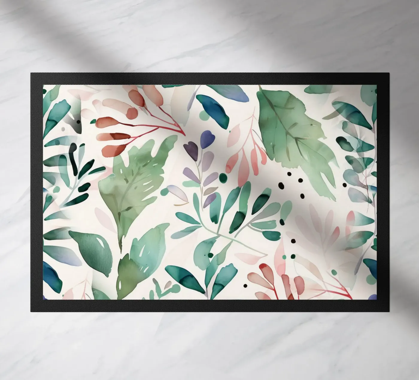 Meadow pattern Fußmatte von Justyna Jaszke JBJart