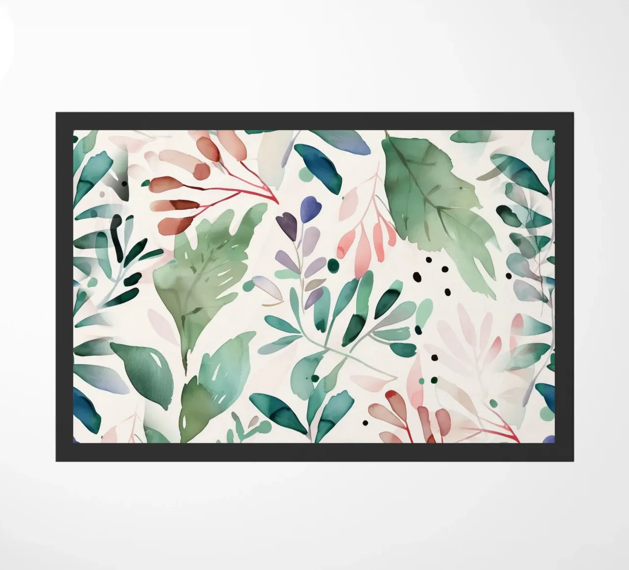 Meadow pattern doormat by Justyna Jaszke JBJart