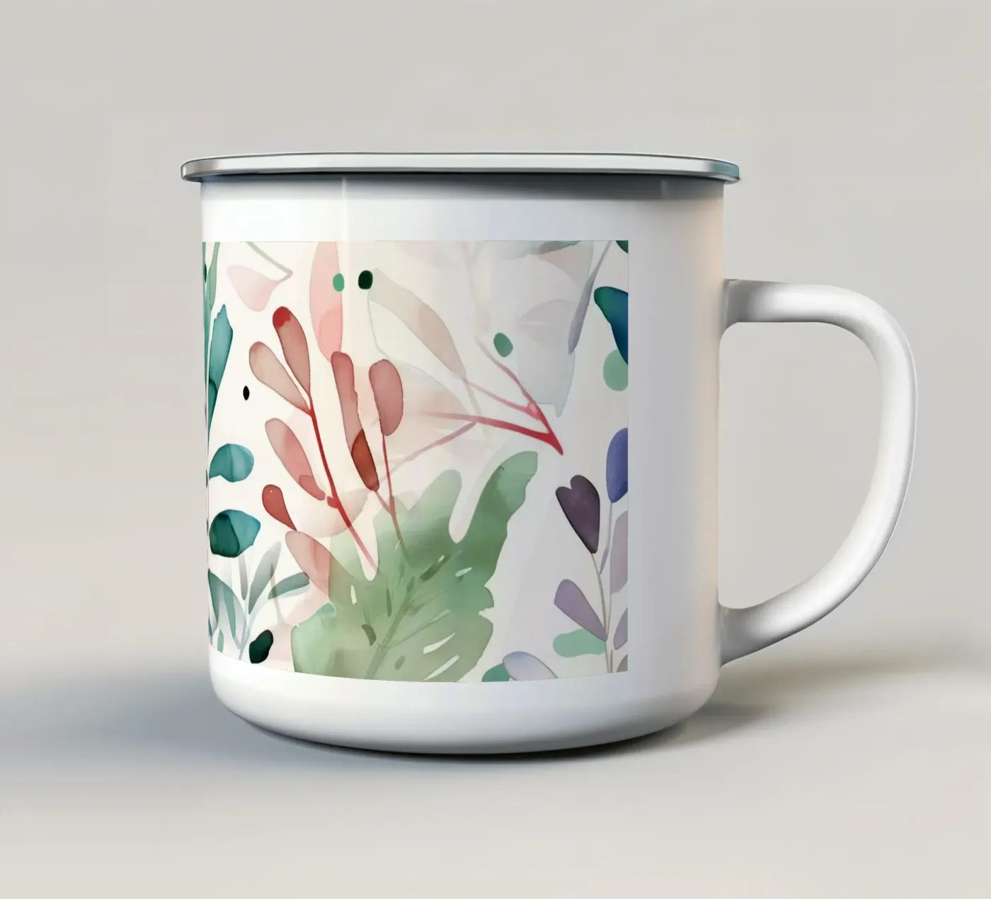 Meadow pattern tazza in smalto da Justyna Jaszke JBJart