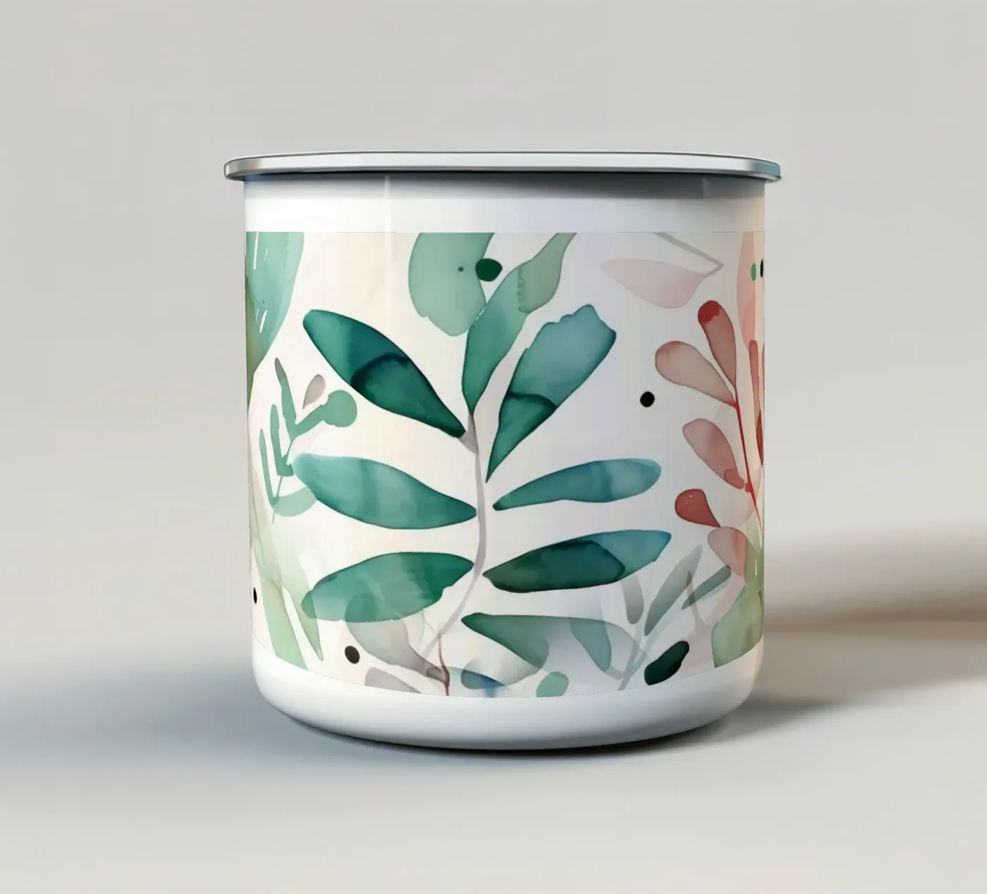 Meadow pattern tazza in smalto da Justyna Jaszke JBJart