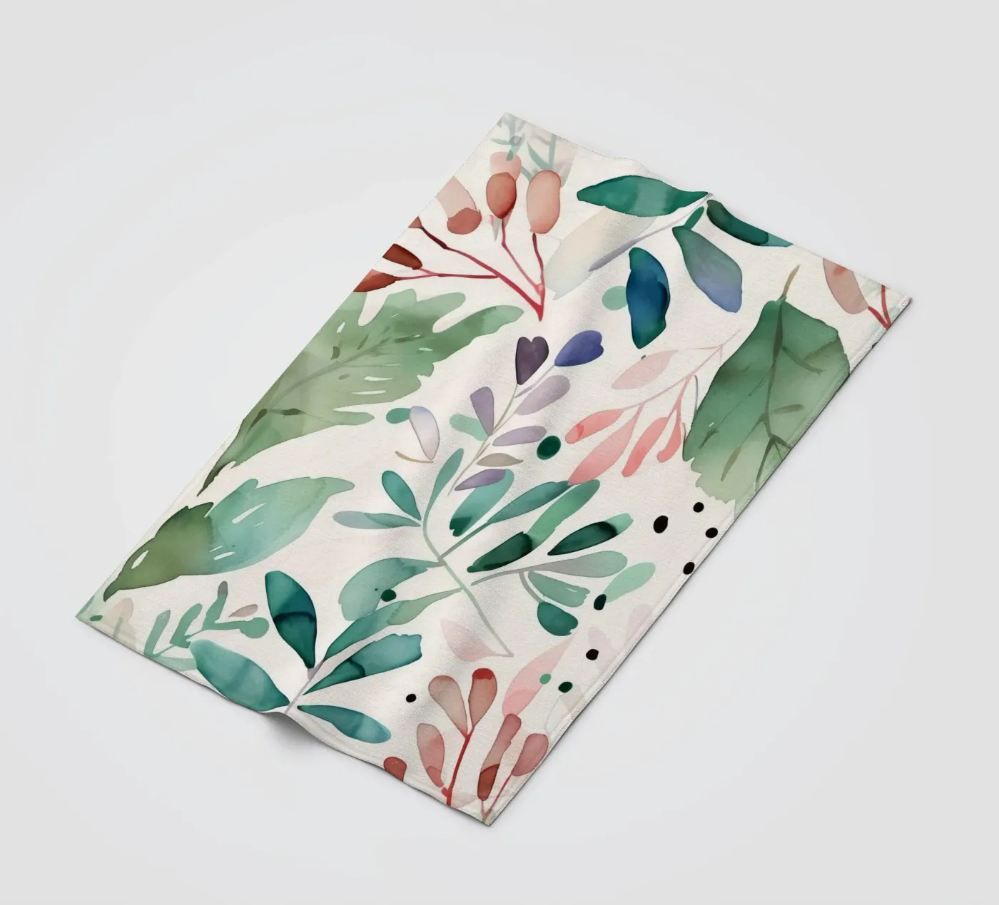 Meadow pattern Fleecedecke von Justyna Jaszke JBJart