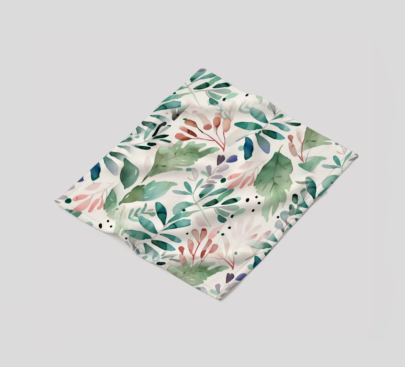 Meadow pattern Fleecedecke von Justyna Jaszke JBJart