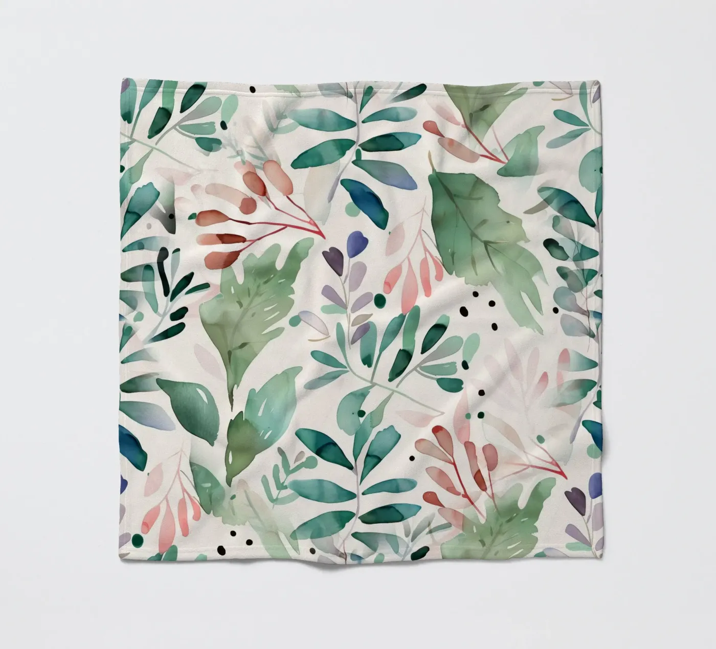 Meadow pattern Fleecedecke von Justyna Jaszke JBJart