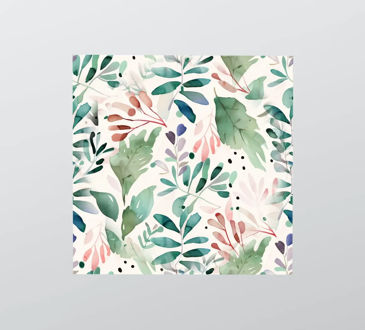Meadow pattern sticker by Justyna Jaszke JBJart