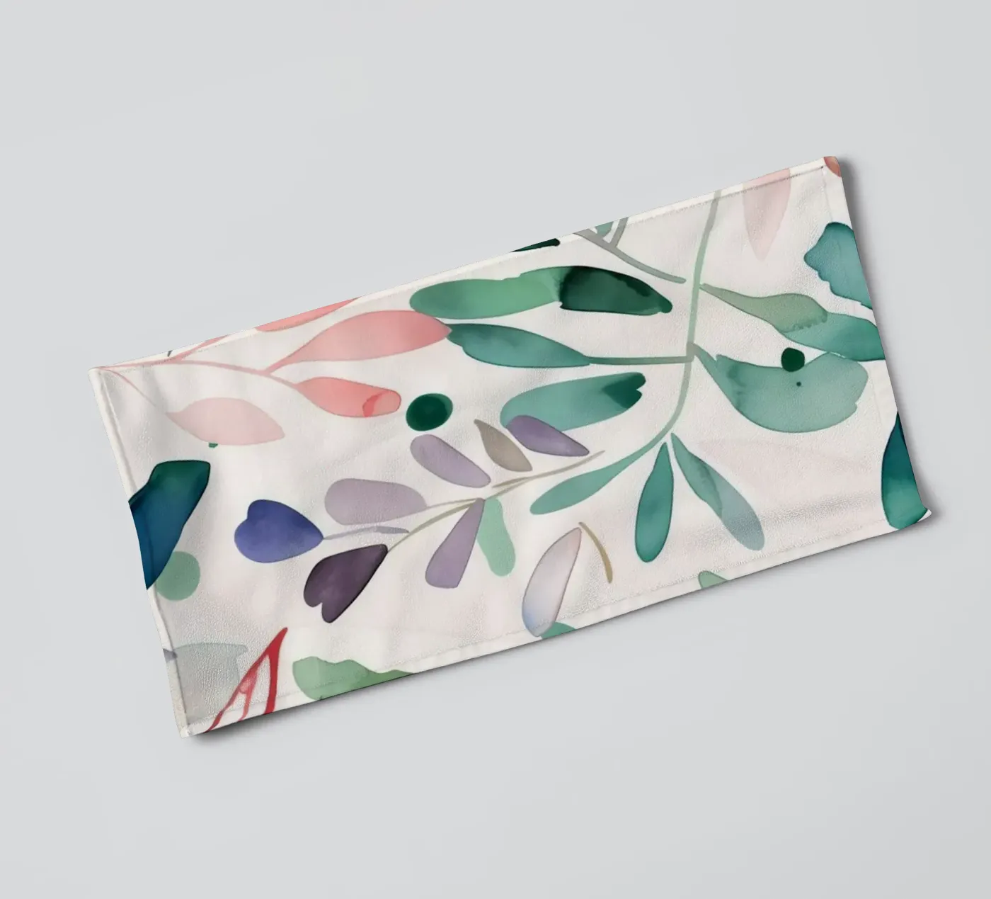 Meadow pattern towel by Justyna Jaszke JBJart