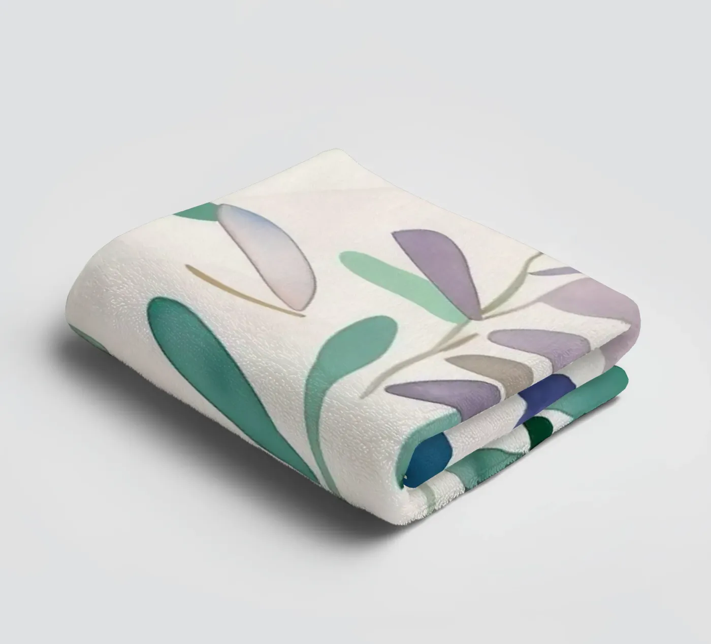 Meadow pattern towel by Justyna Jaszke JBJart