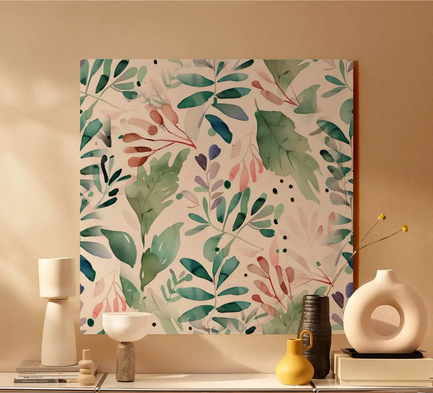 Meadow pattern Forex-Platte von Justyna Jaszke JBJart