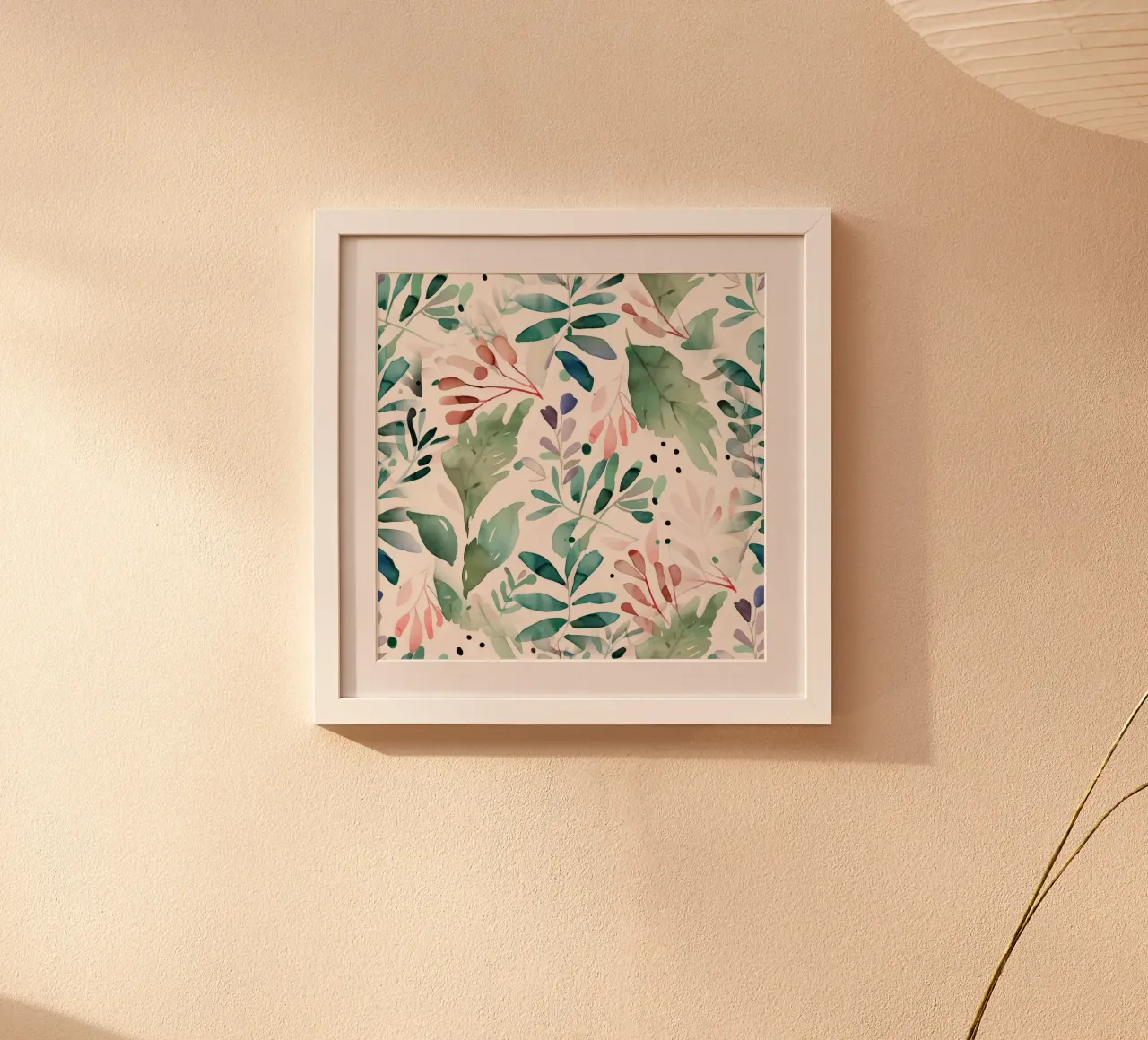 Meadow pattern poster by Justyna Jaszke JBJart