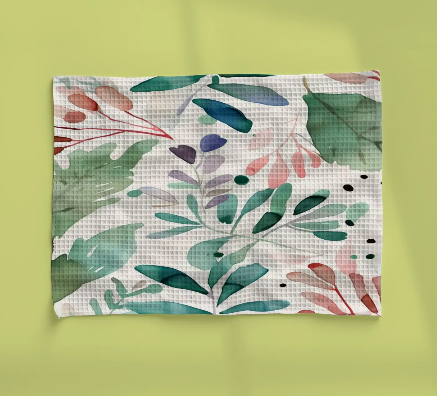 Meadow pattern theedoek van Justyna Jaszke JBJart