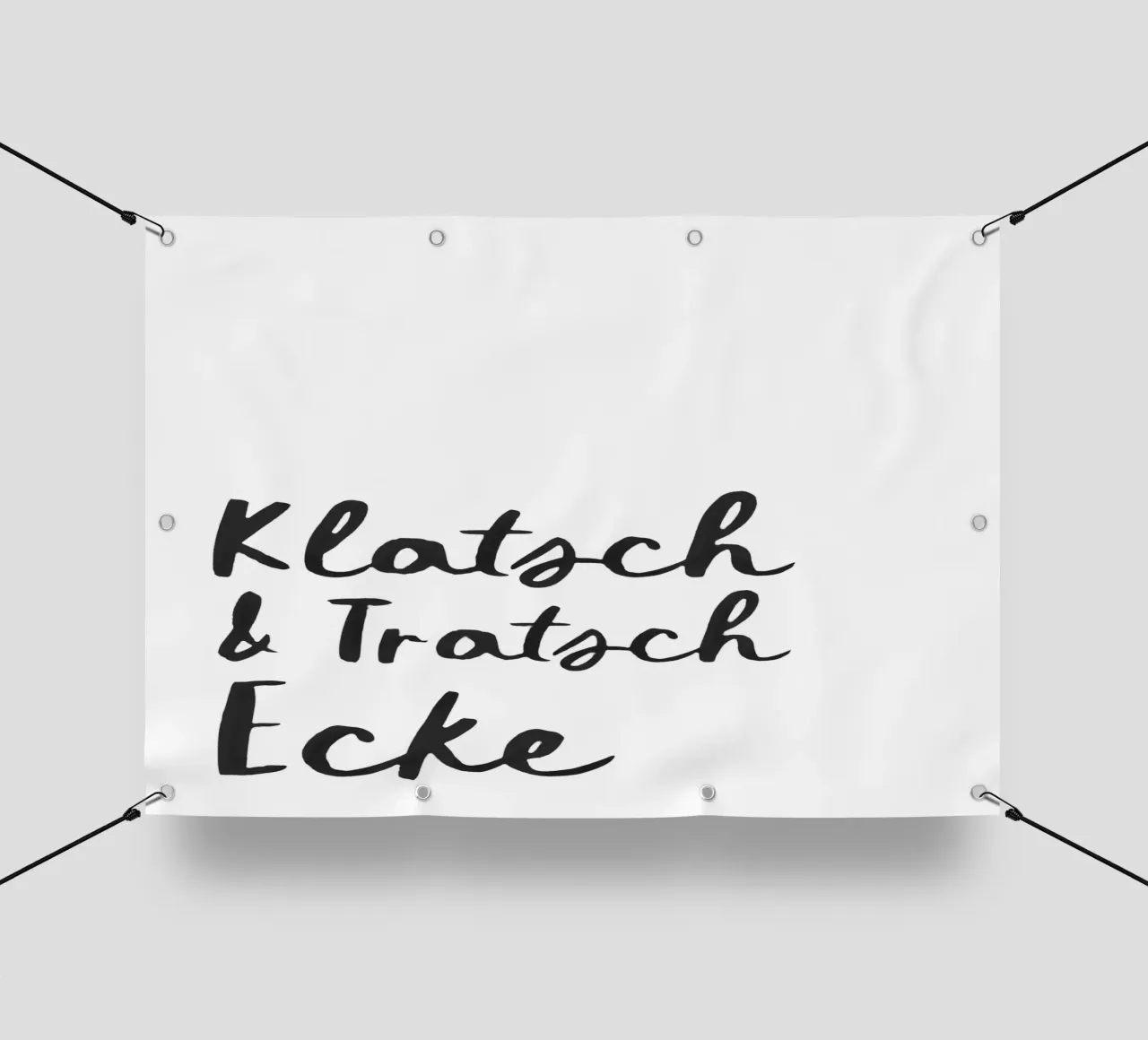 Klatsch & Tratsch Ecke telo in pvc da QuooodZ by MooodzArt