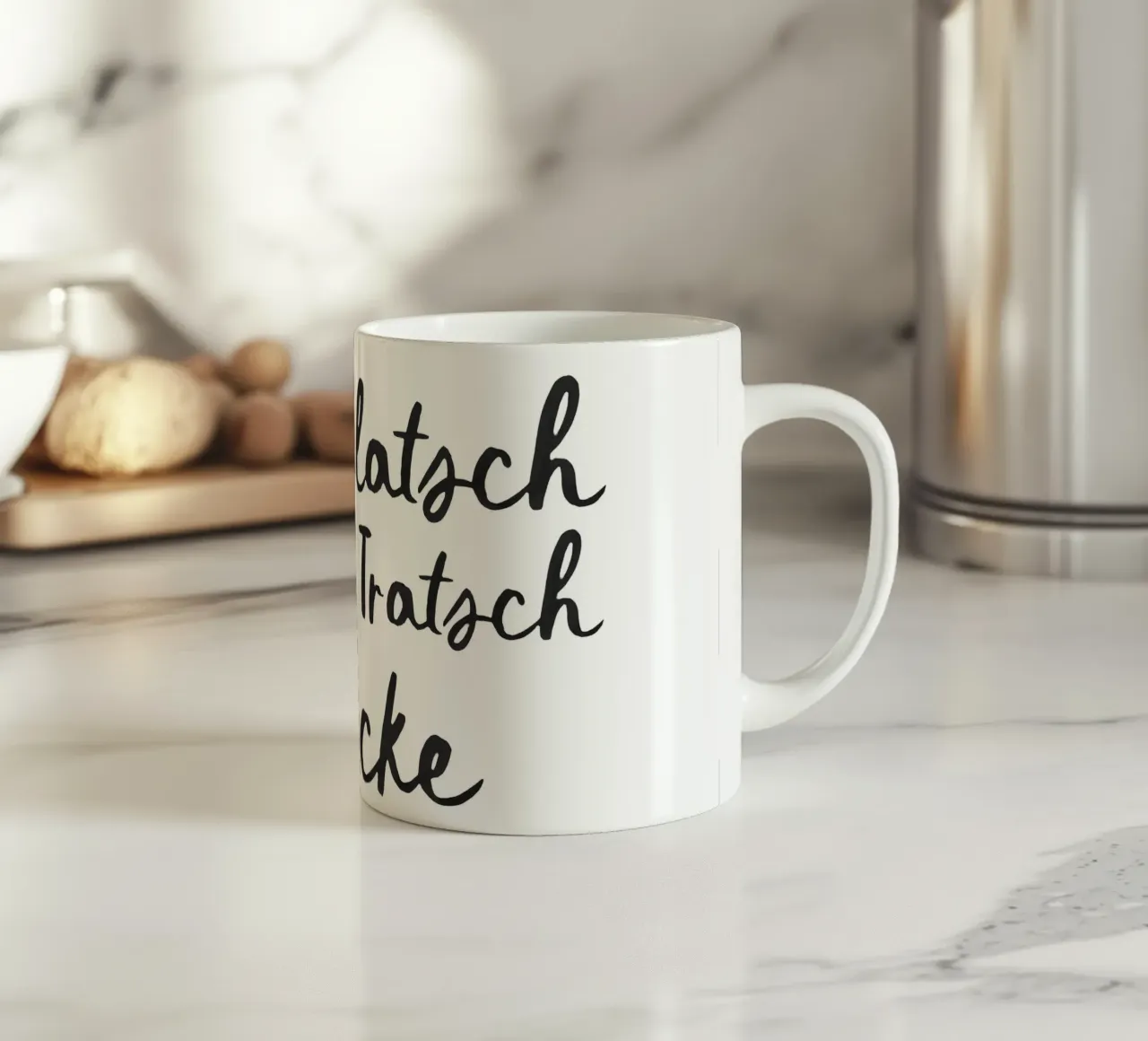 Klatsch & Tratsch Ecke tazza in ceramica da QuooodZ by MooodzArt
