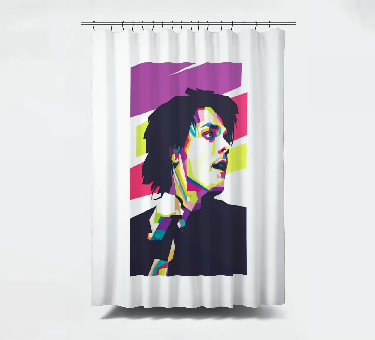 Gerard Way MCR - Classico a colori tenda da doccia da igoshartwrks