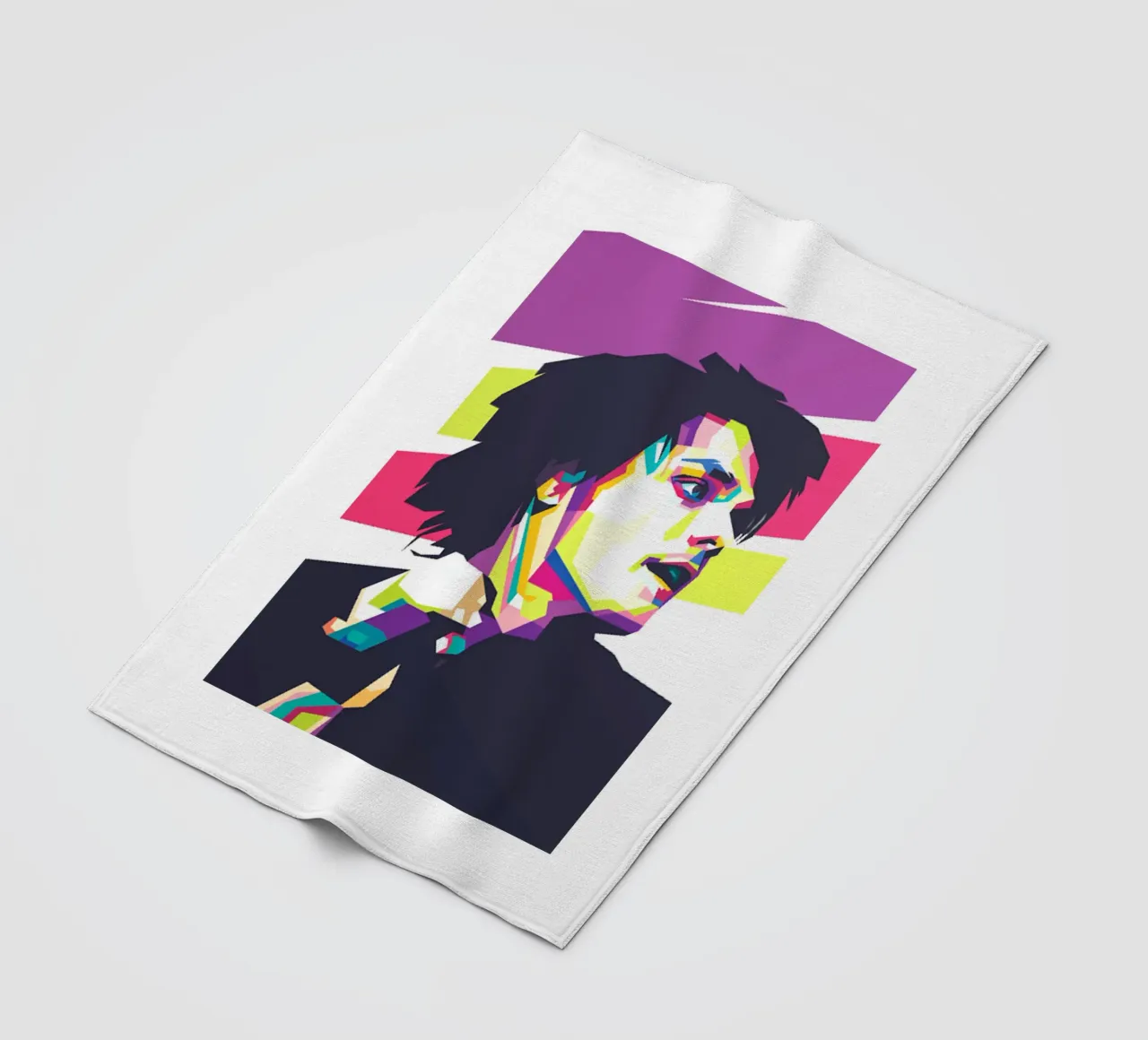 Gerard Way MCR - Classico a colori coperta in pile da igoshartwrks