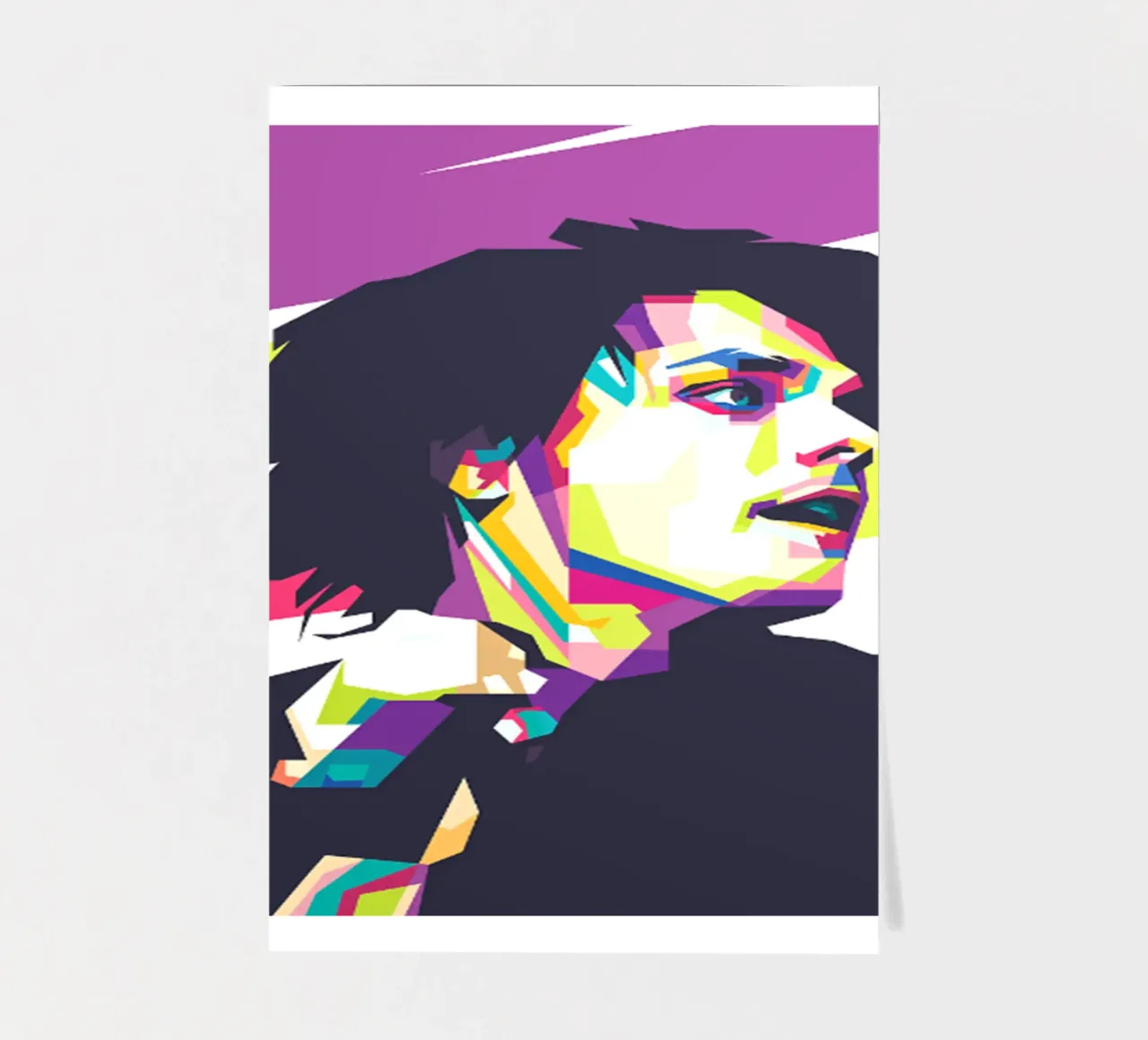 Gerard Way MCR - Classico a colori foglio adesivo da igoshartwrks