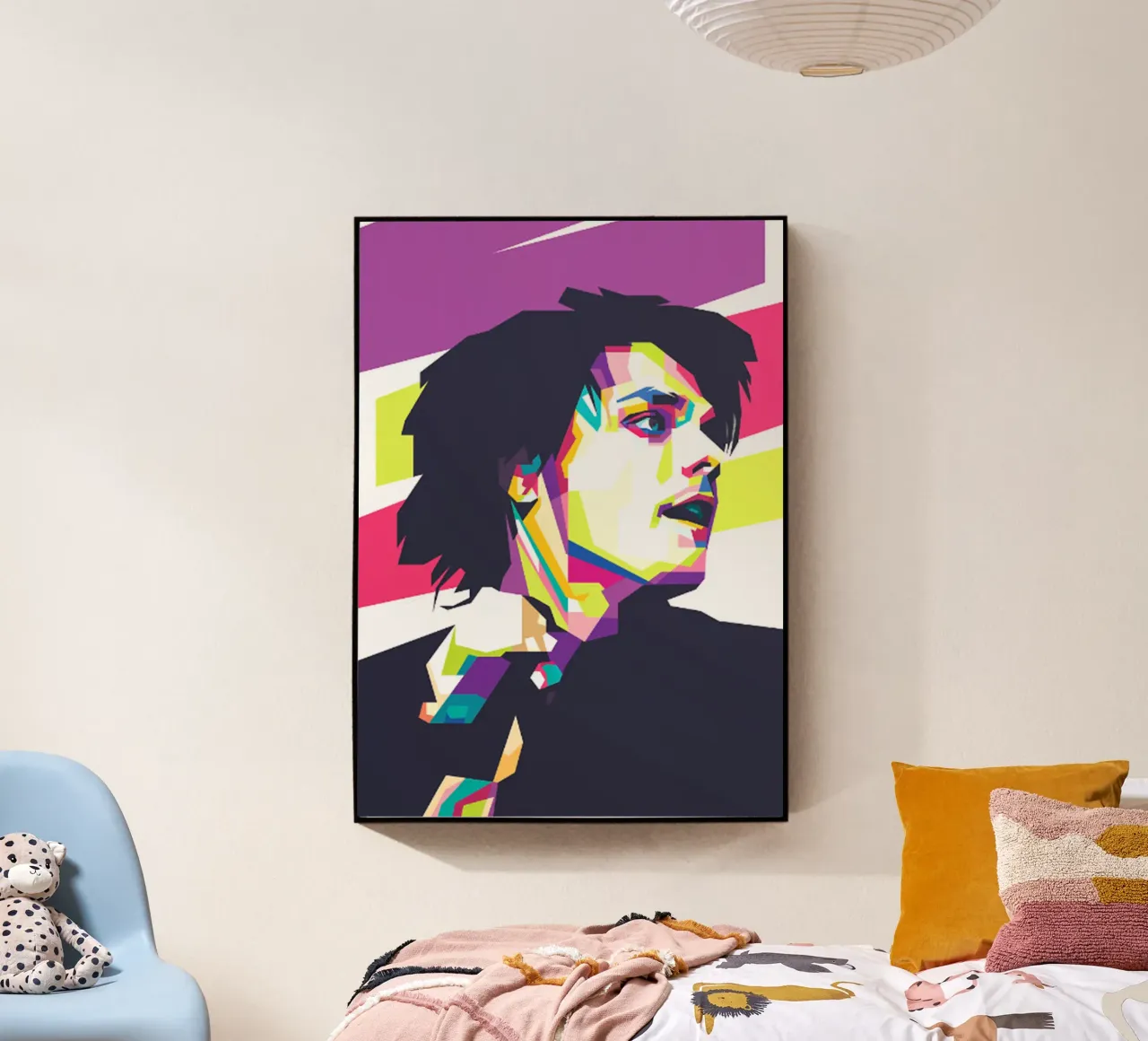 Gerard Way MCR - Classico a colori plexiglass da igoshartwrks