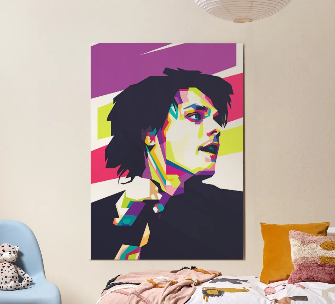 Gerard Way MCR - Classico a colori poster da igoshartwrks