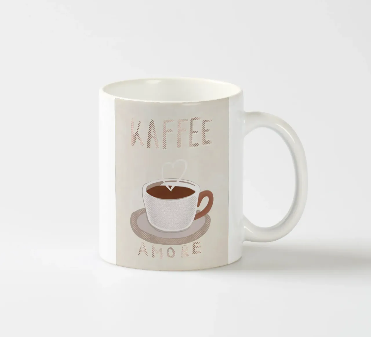 Caffè con tazzina a pallini tazza in ceramica da Carinaprint