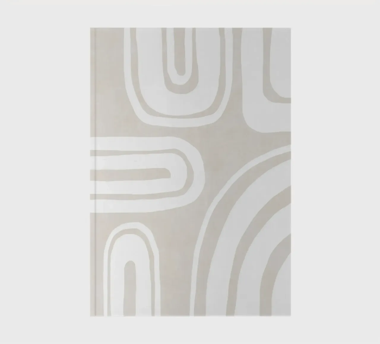 Strutture di linea delicate diario da Carinaprint