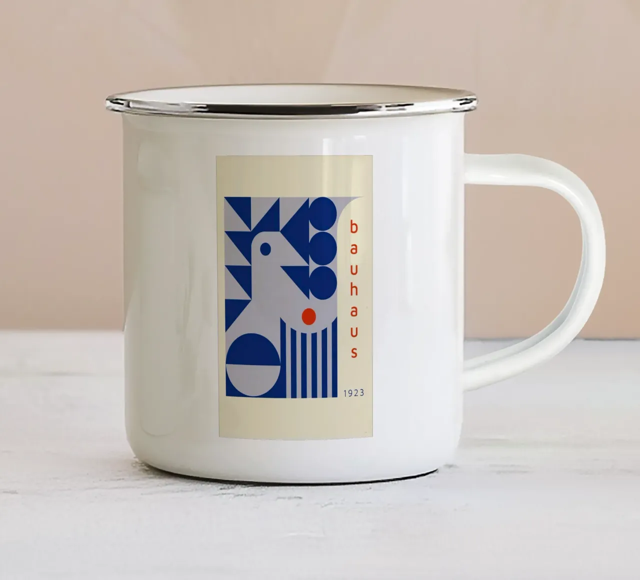 Bauhaus 1923 tazza in smalto da Narciso