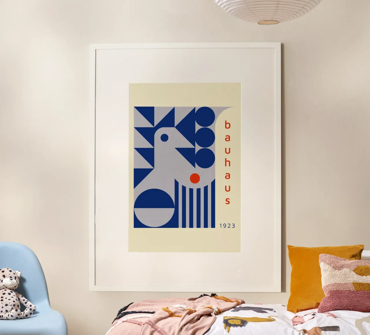 Bauhaus 1923 poster con telaio in alluminio da Narciso